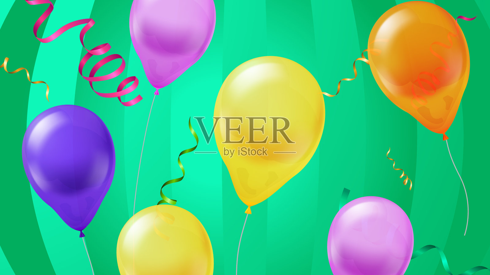 礼物爆炸庆祝背景插画图片素材