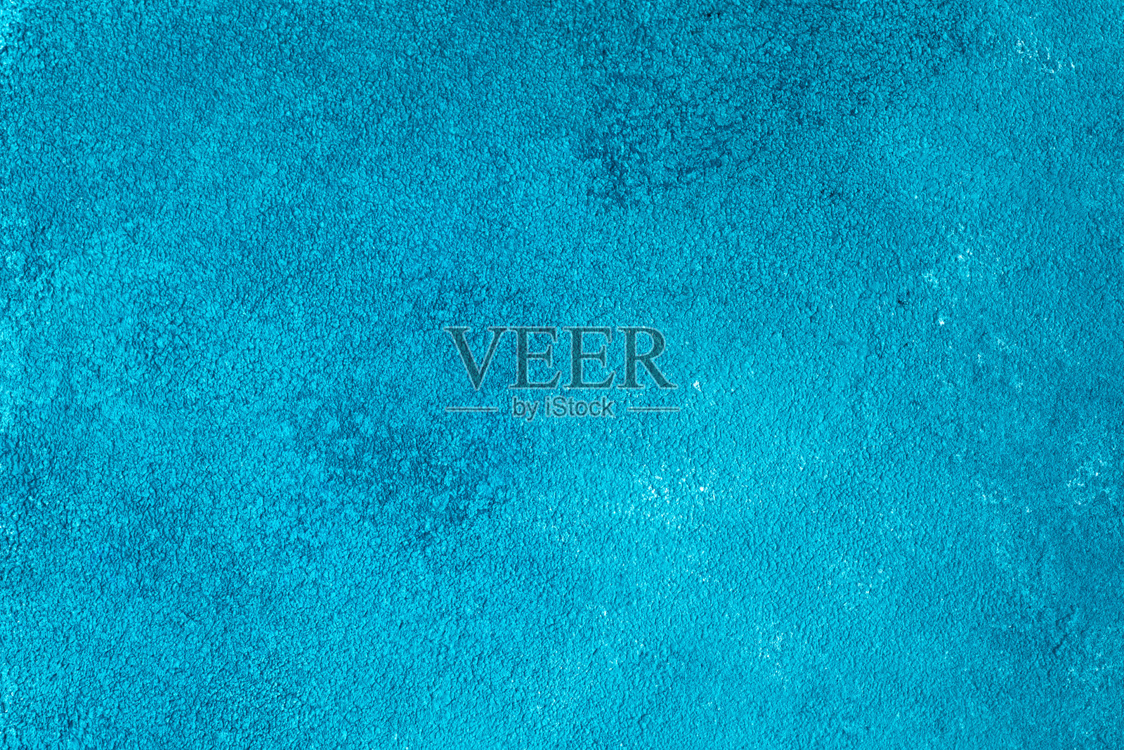 蓝色纹理墙面背景,带有粗糙的油漆质感照片摄影图片