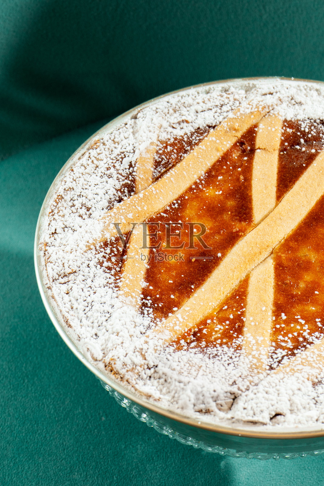 那不勒斯甜点帕斯提拉照片摄影图片