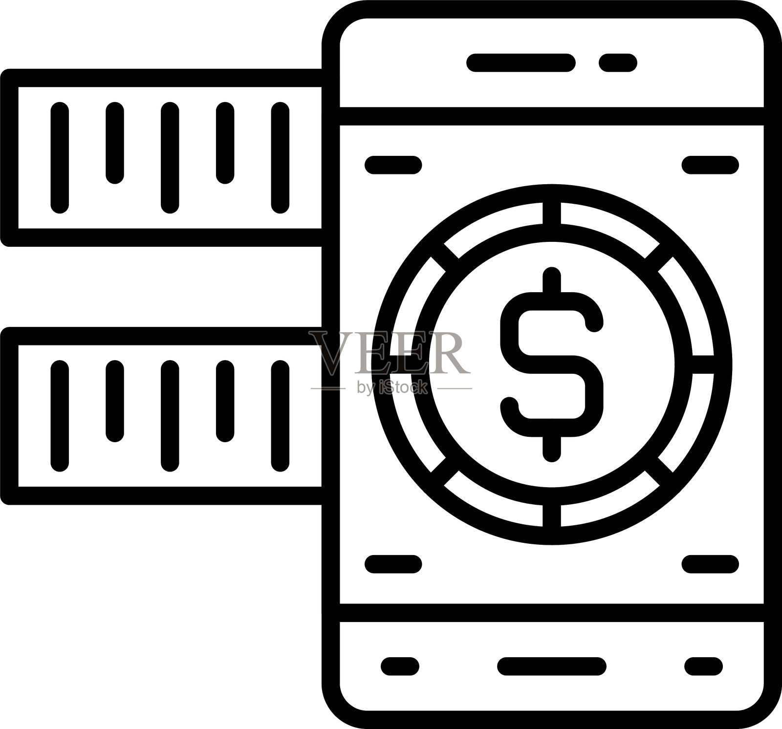 智能手机图标矢量元素插画图片素材