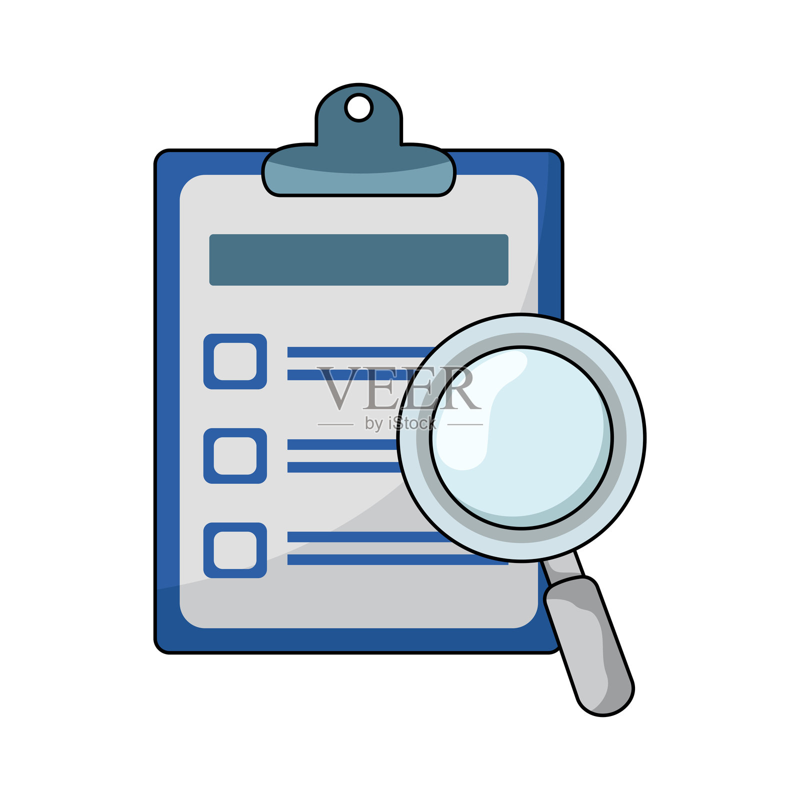 审计插画图片素材