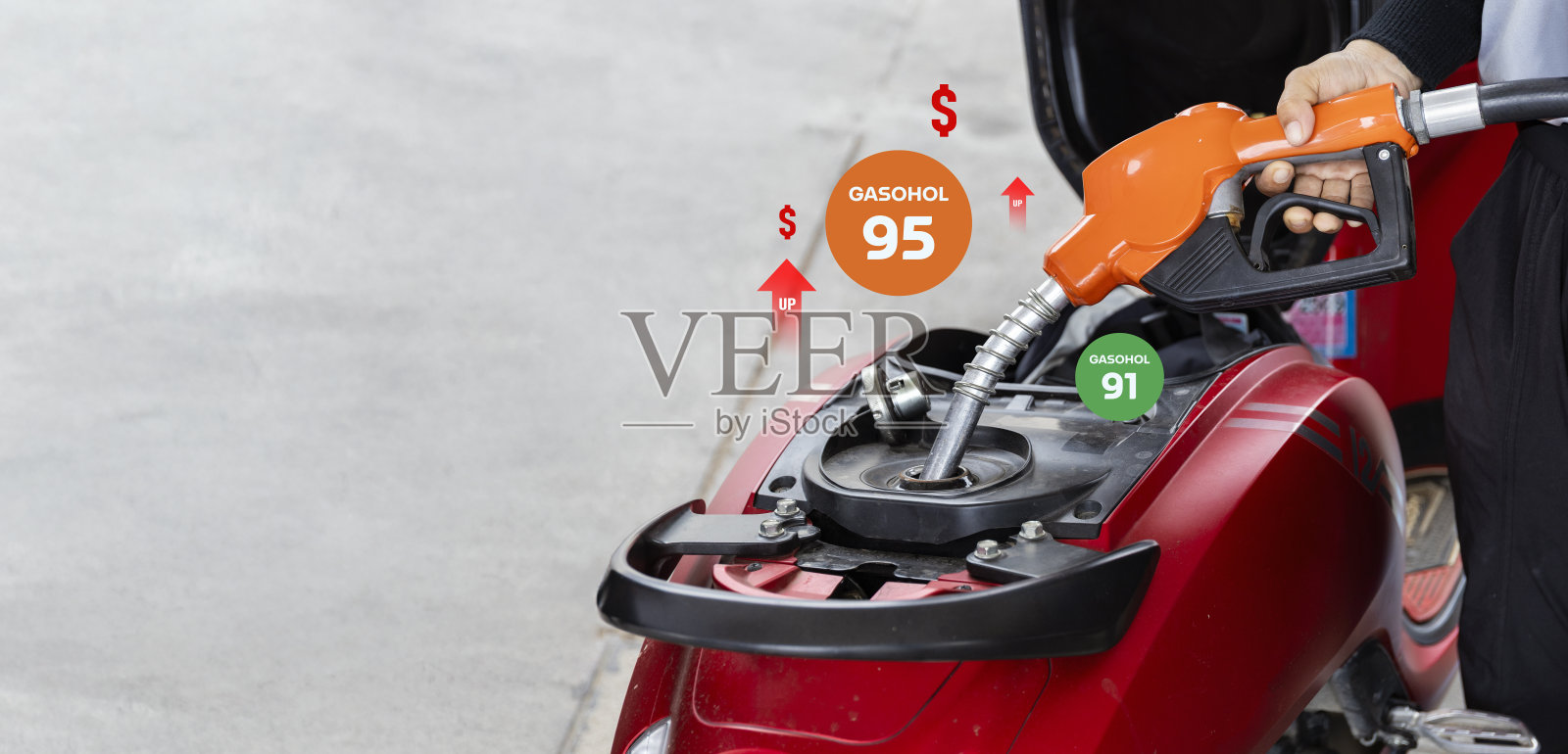 加油站燃油价格比较照片摄影图片