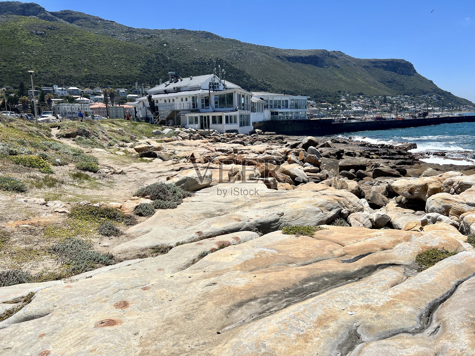 卡尔克湾,南非开普敦的一个历史悠久的渔村和郊区。照片摄影图片