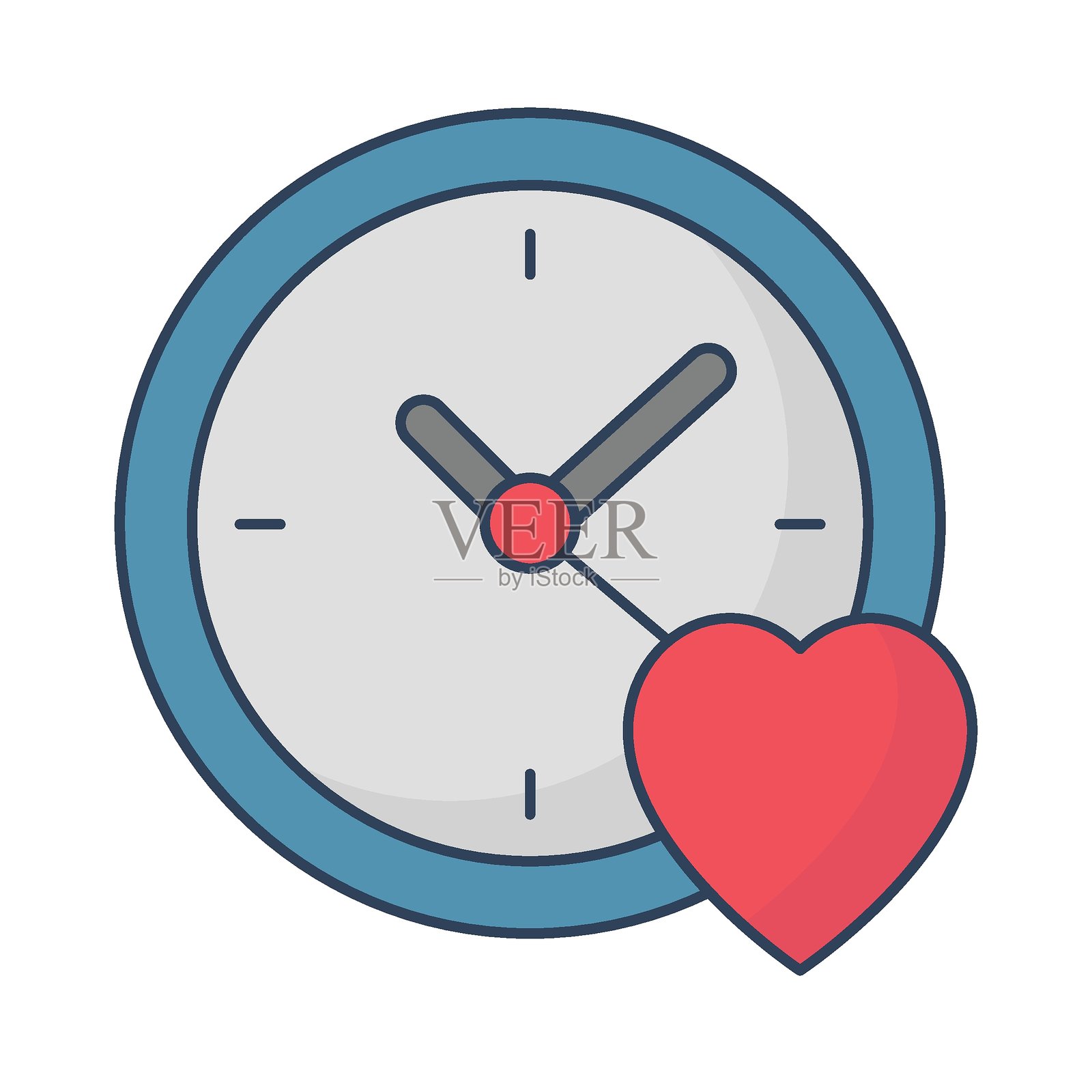 忠诚度评分矢量图标,易于修改或编辑插画图片素材