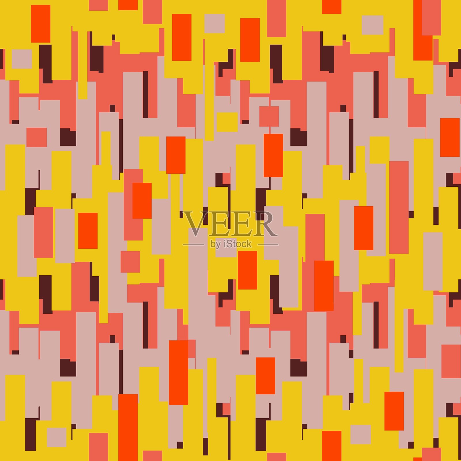 抽象背景,带有彩色几何立方体,几何图形图案,适用于设计宣传册、网站、传单。复古无缝背景。插画图片素材