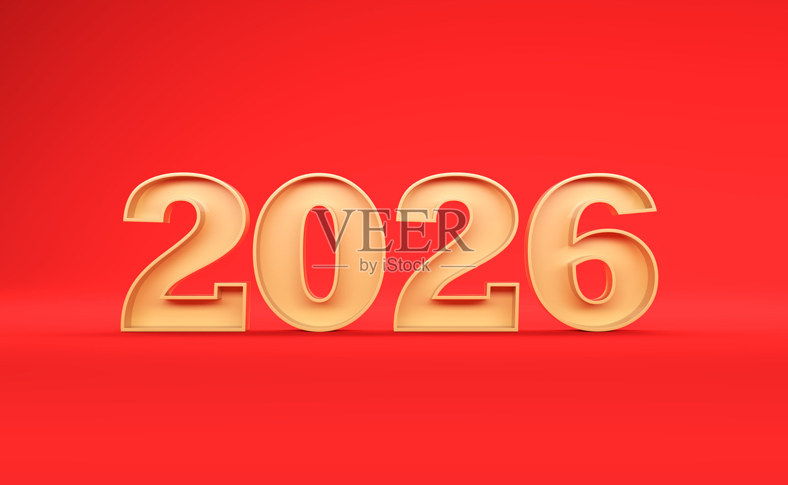 2026年新年创意设计概念照片摄影图片