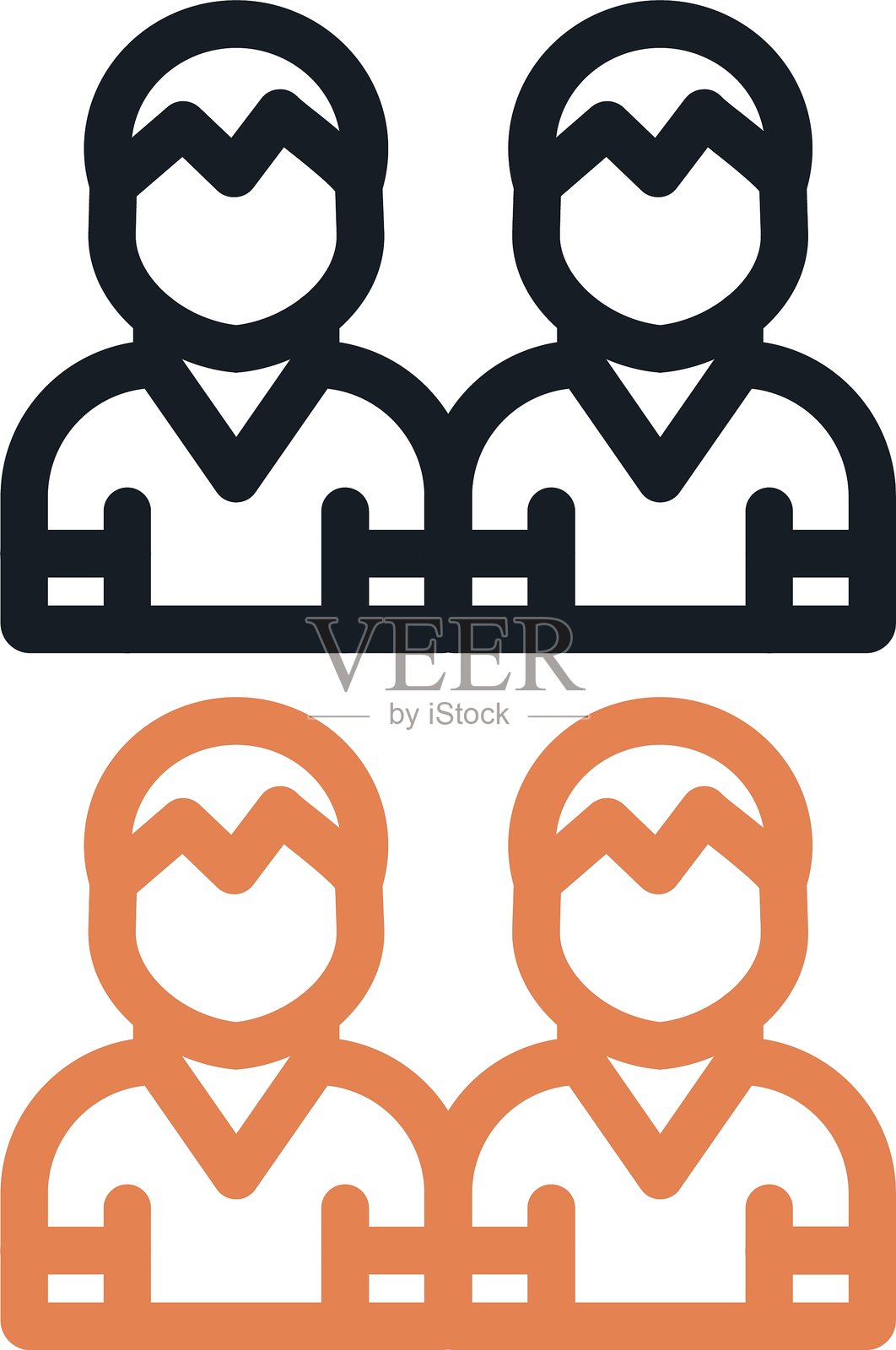 民权线到达图标插画图片素材