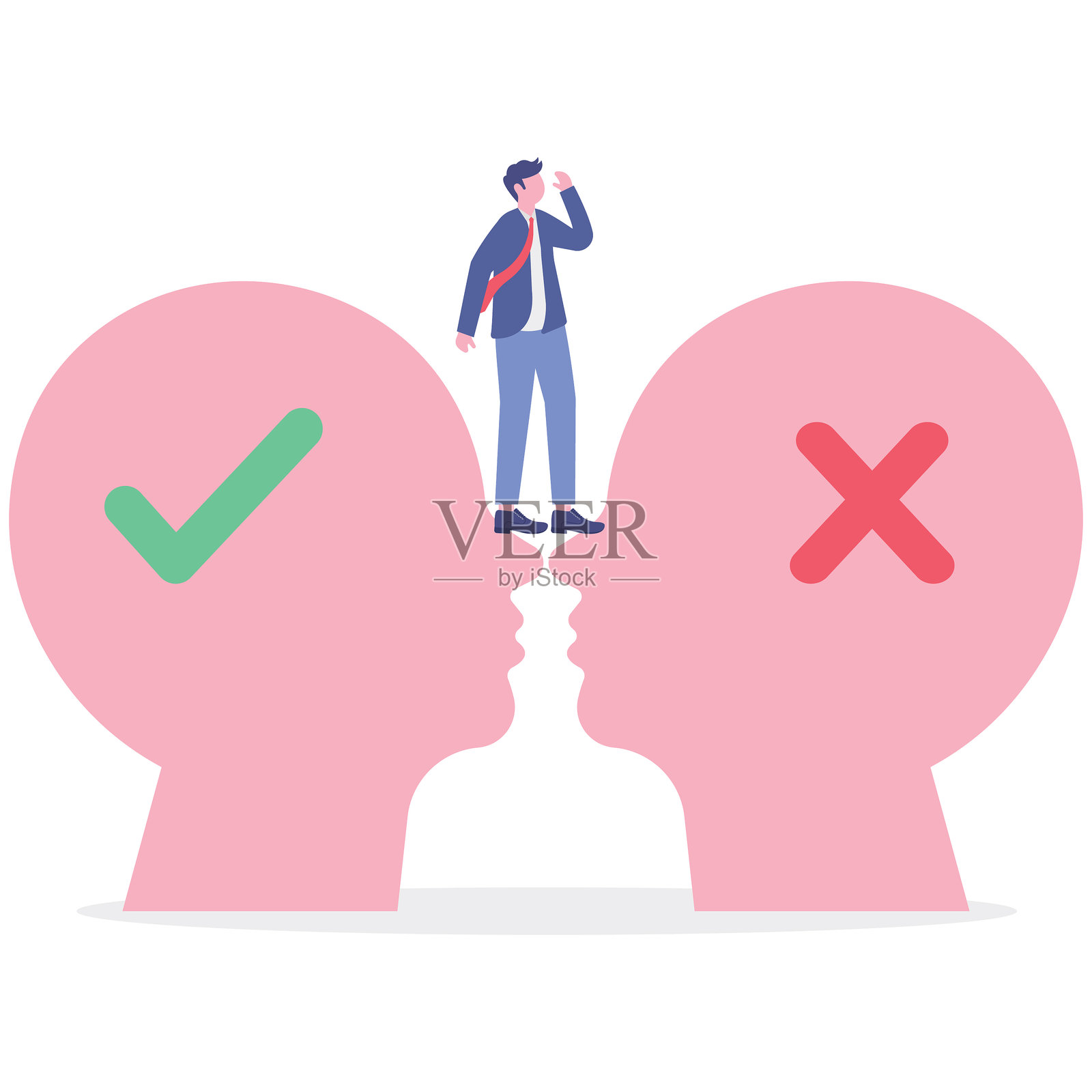 商业角色,矢量插图,商业目标插画图片素材