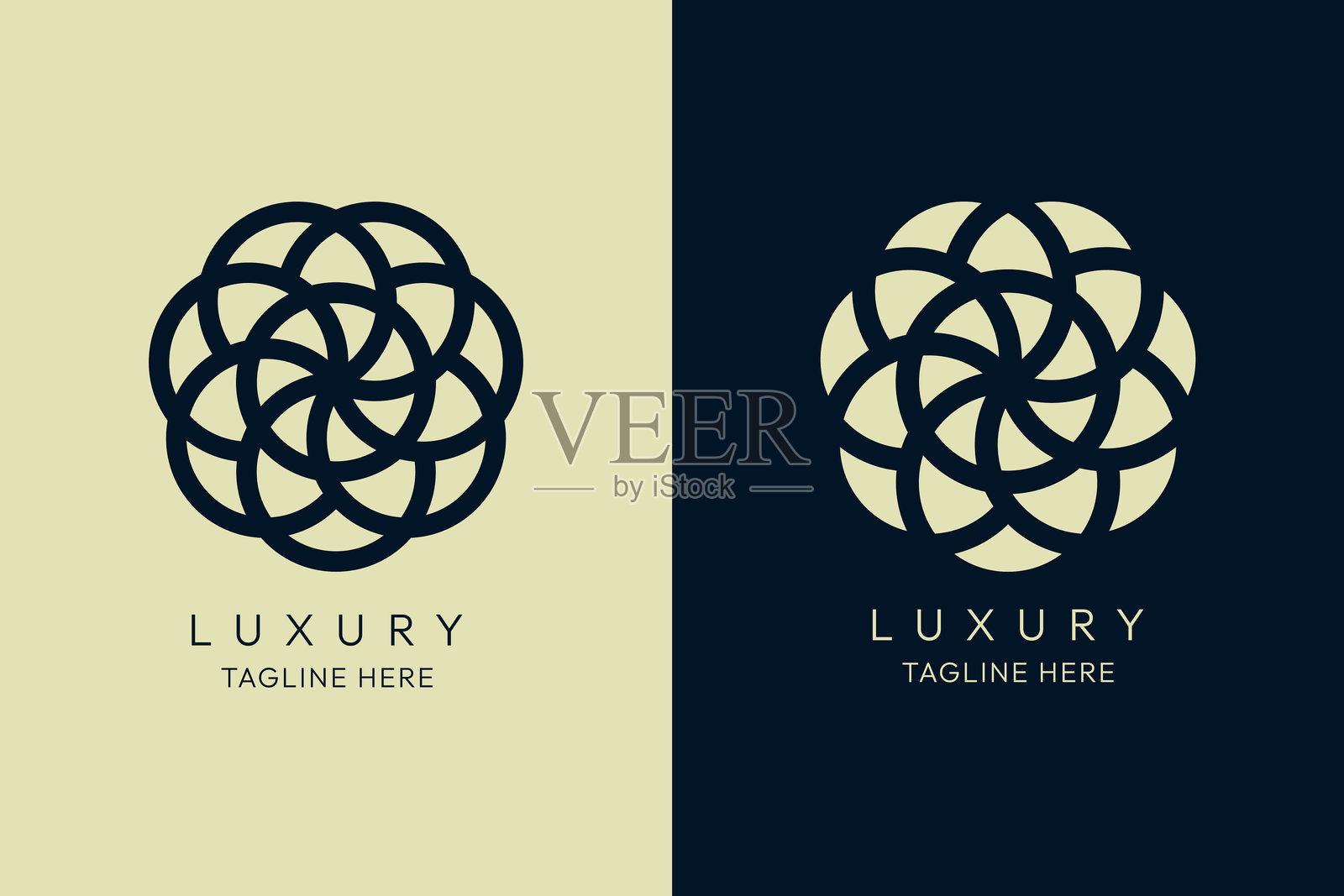 公司标志和符号设计插画图片素材