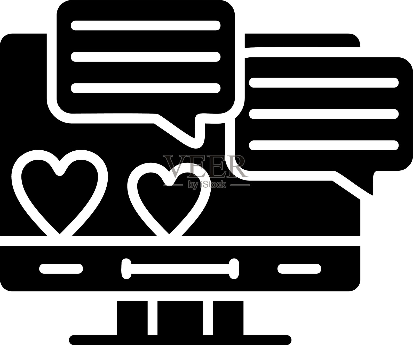 笔记本电脑图标矢量元素插画图片素材