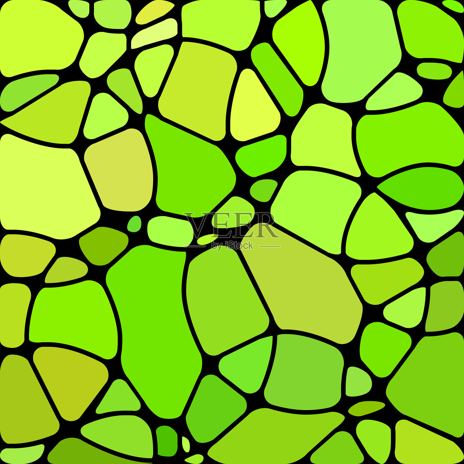 abstract vector stained-glass mosaic background插画图片素材