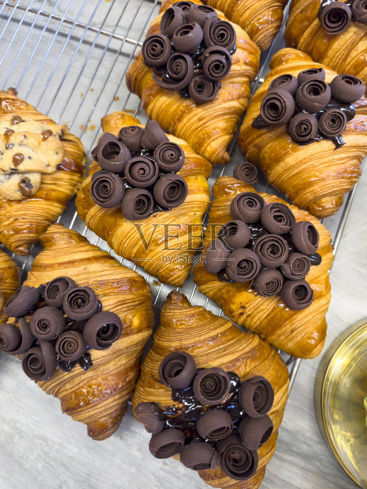 法国巴黎的法式糕点照片摄影图片