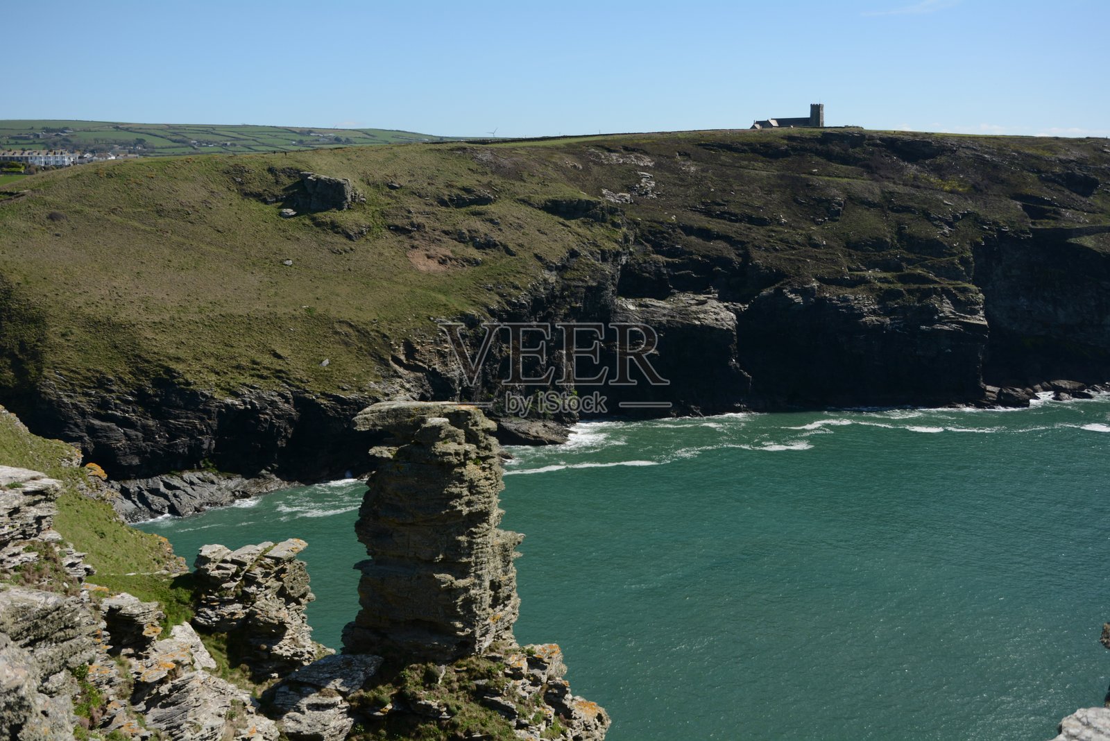 廷塔杰尔城堡照片摄影图片