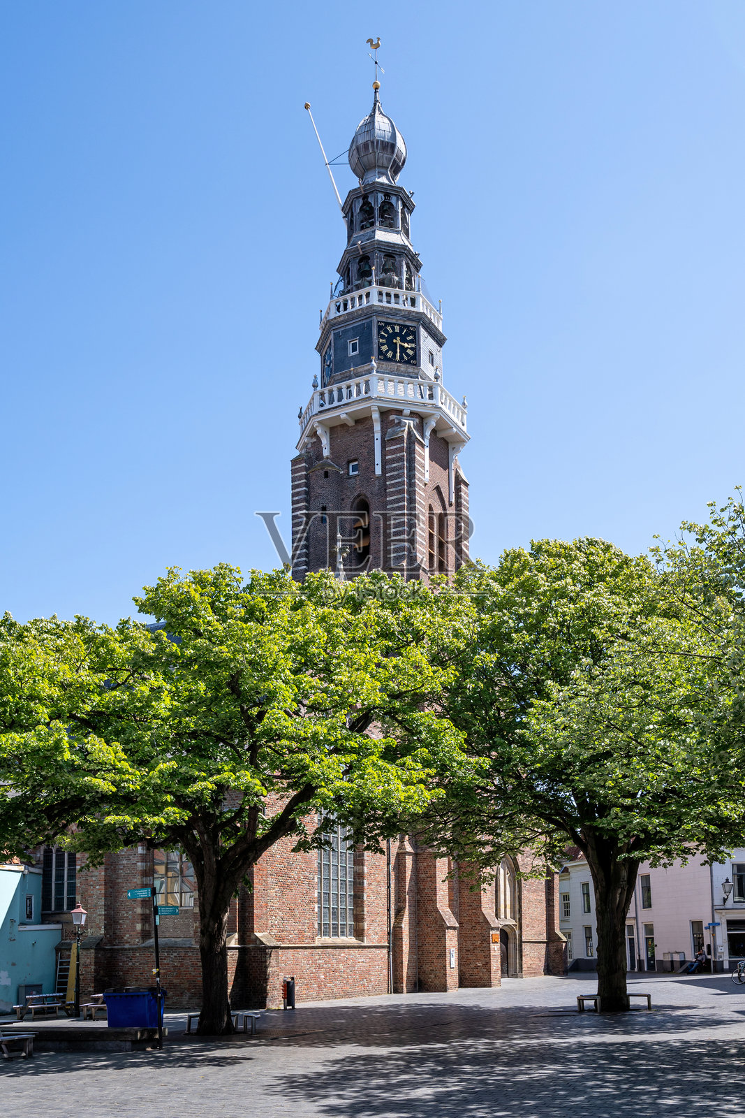 荷兰弗利辛根的圣雅各大教堂照片摄影图片