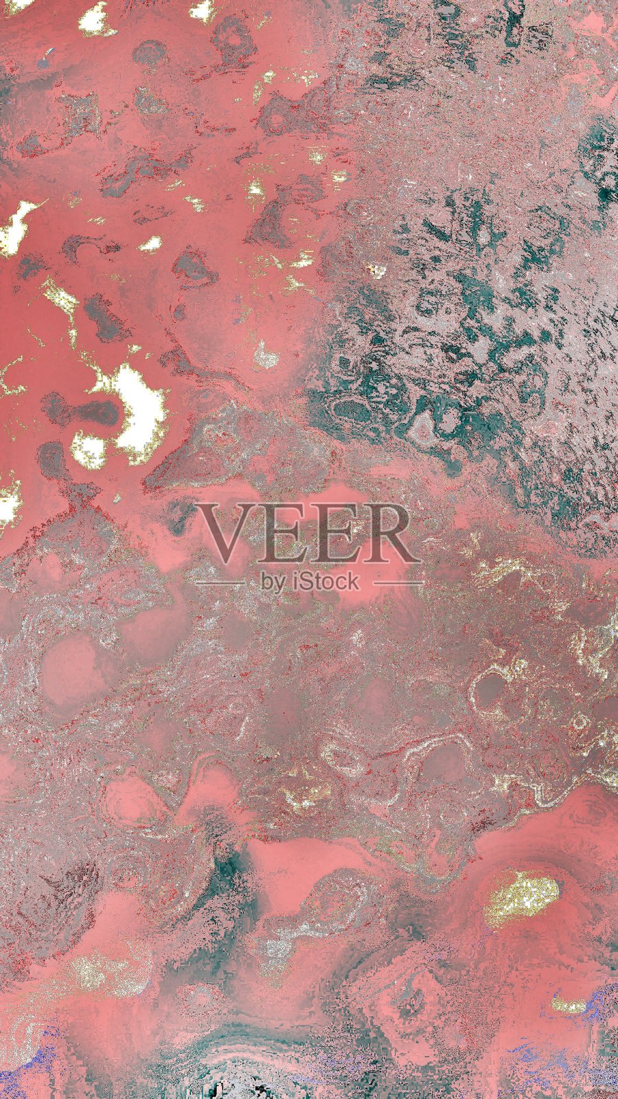 合成地形 – 具有地球般图案的抽象数字艺术作品照片摄影图片