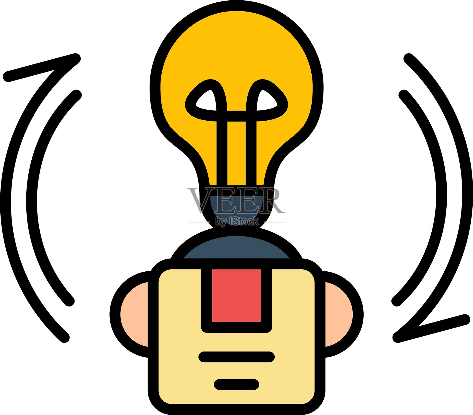 回收图标矢量元素插画图片素材