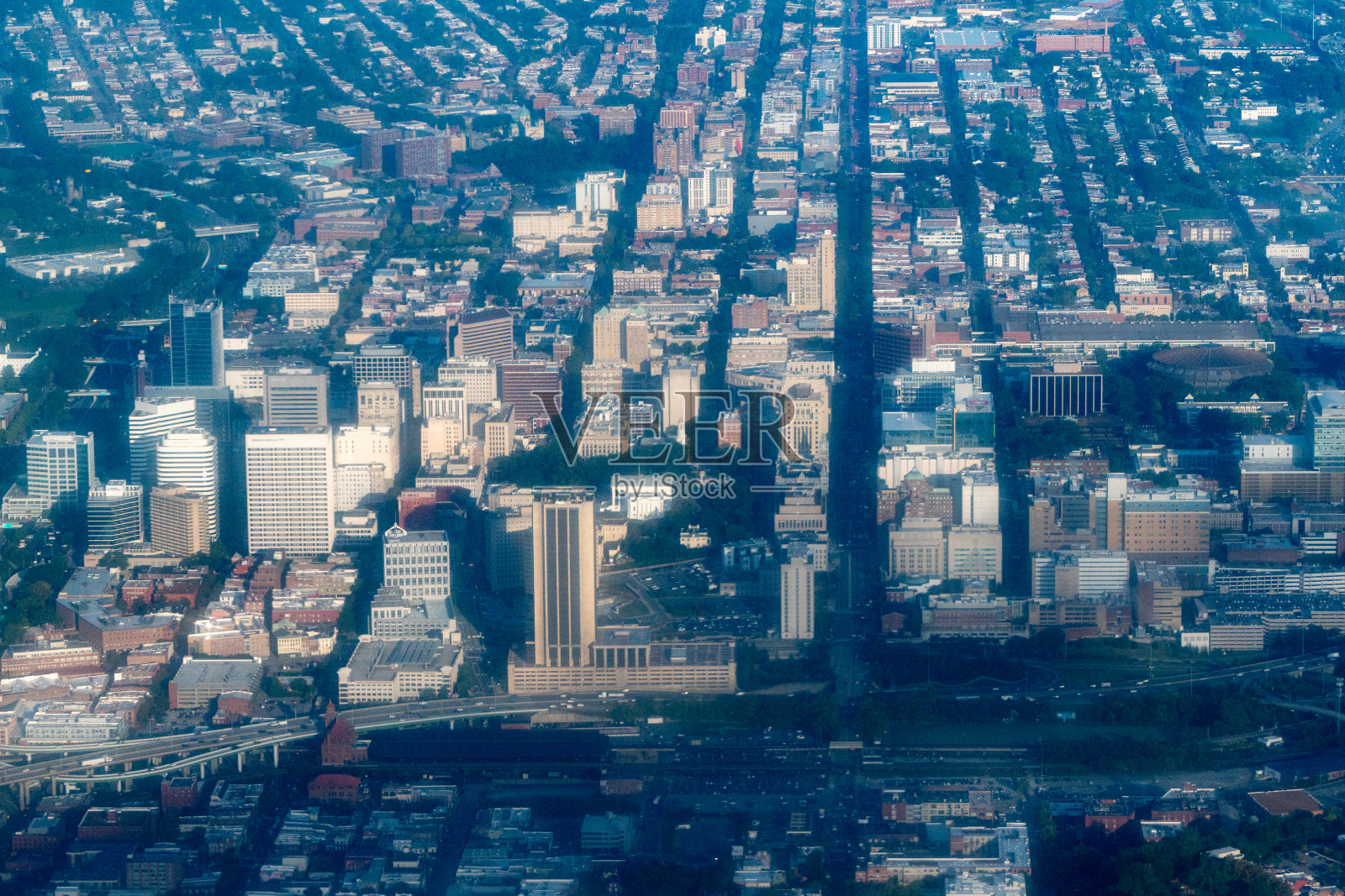 弗吉尼亚州里士满的鸟瞰图照片摄影图片