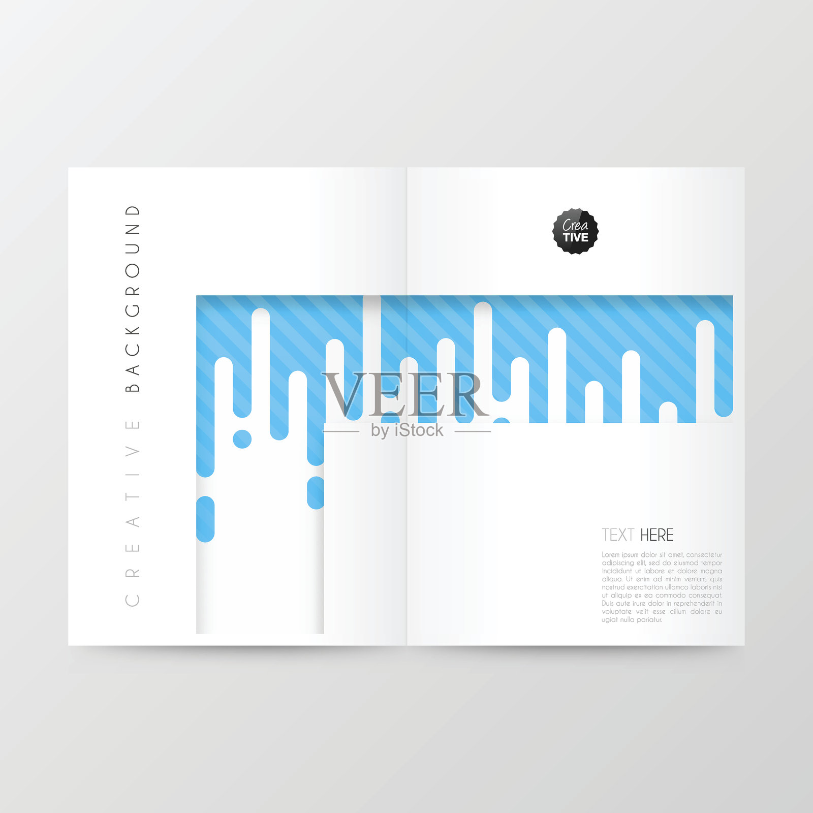 杂志模板布局、宣传册、封面设计、商务年度报告、宣传单设计模板素材