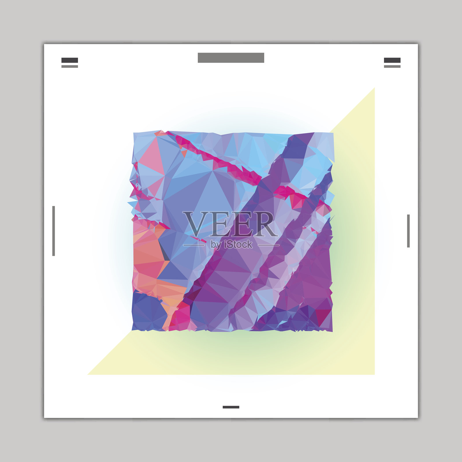 抽象现代平面设计海报布局模板插画图片素材