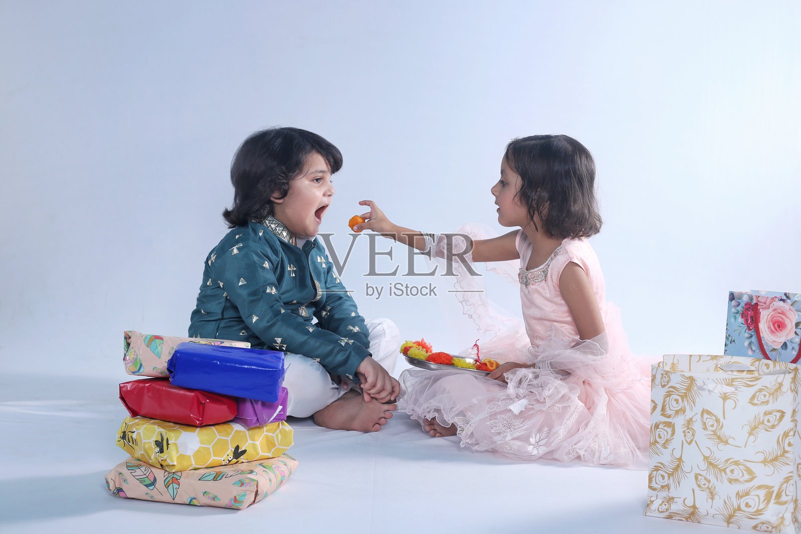 印度节日拉克沙班丹照片摄影图片