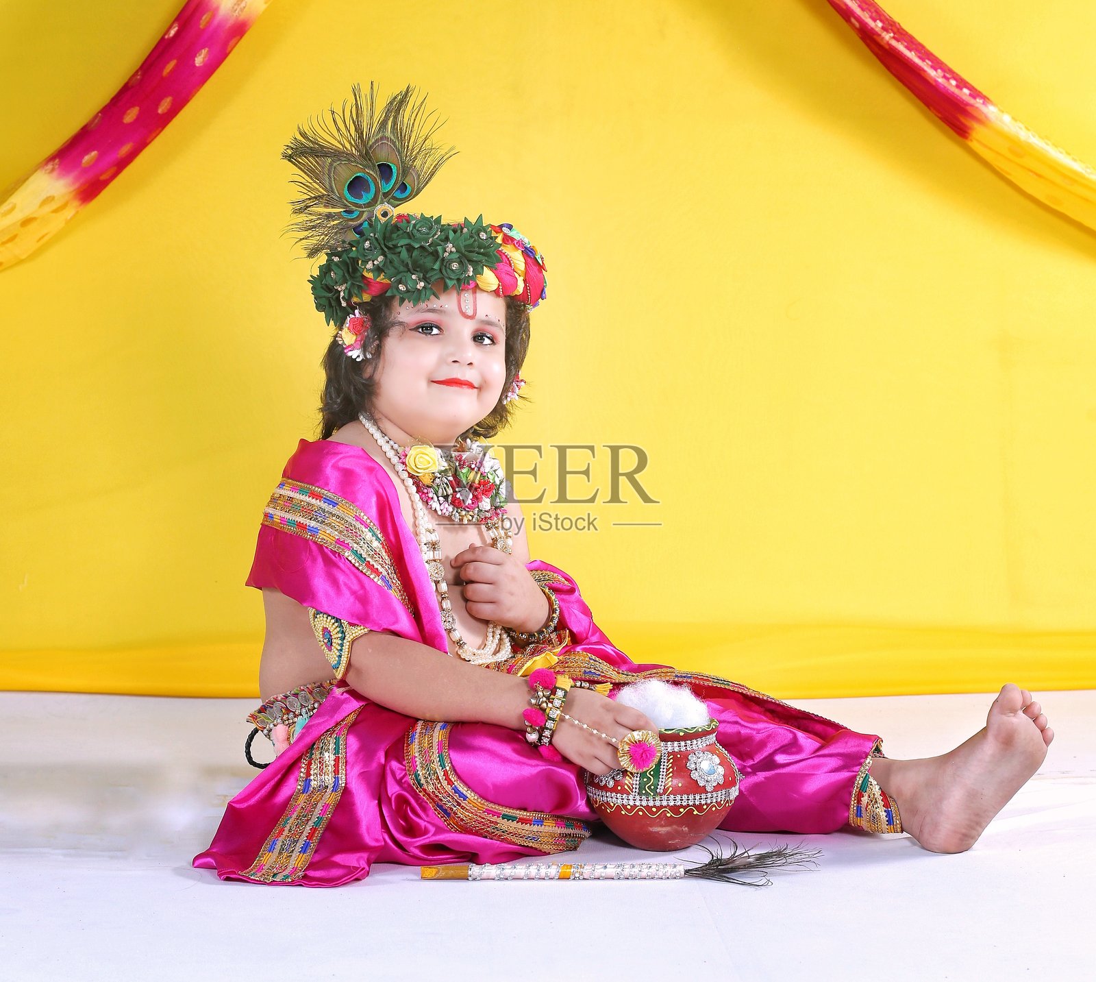 克里希纳诞辰节照片摄影图片