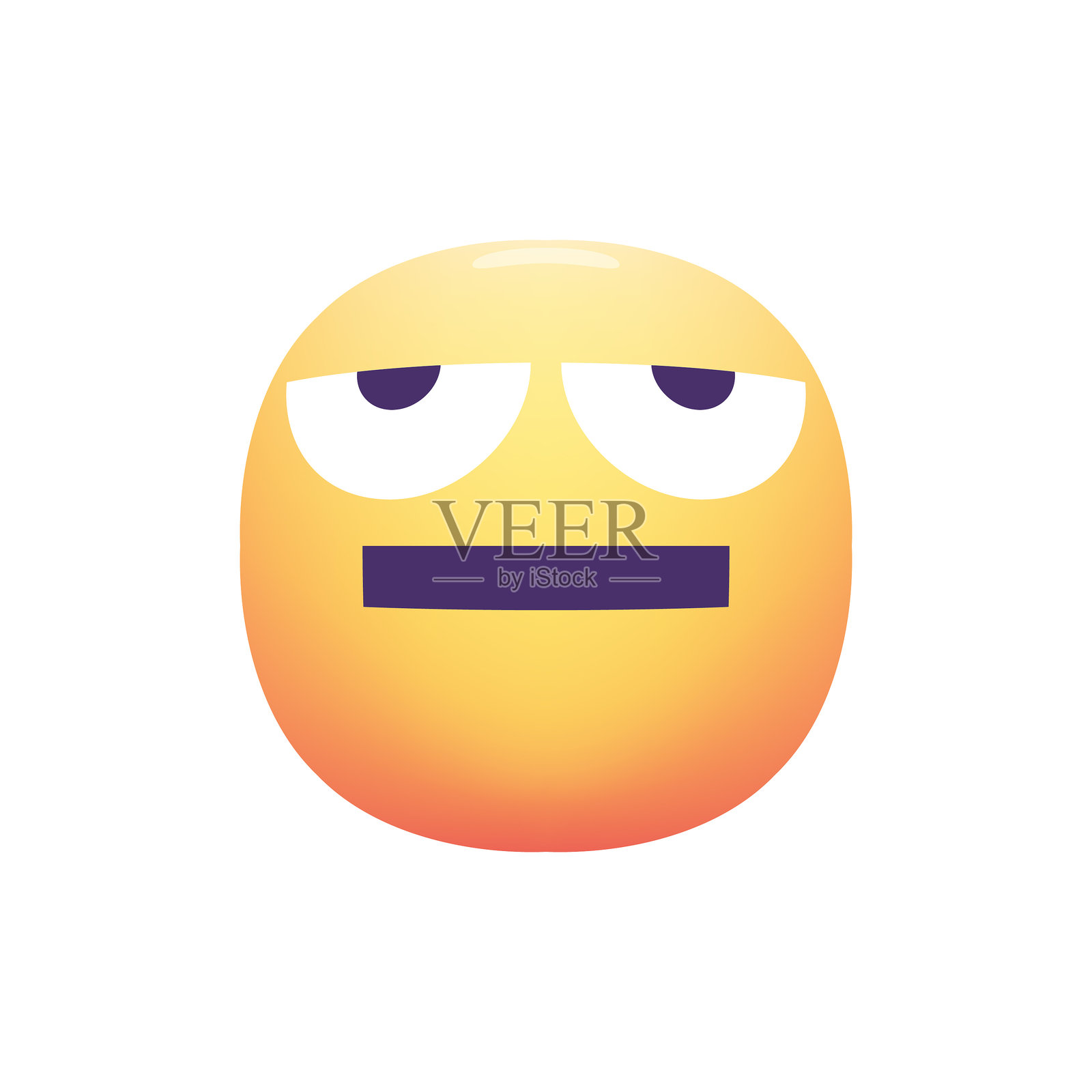 表情设计丰满的脸充满活力的颜色插画图片素材