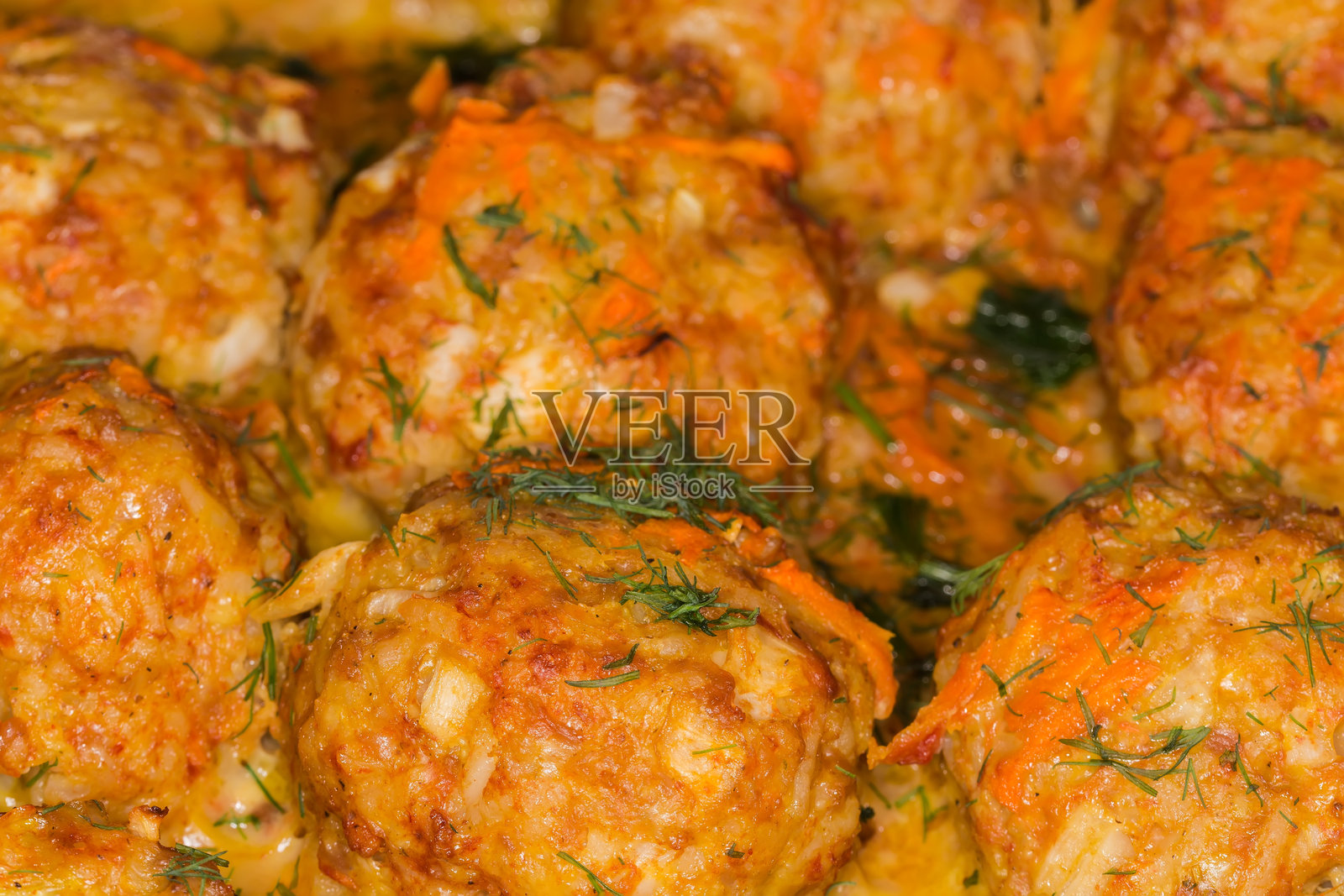 红酱炖米肉丸,特写选择性焦点照片摄影图片