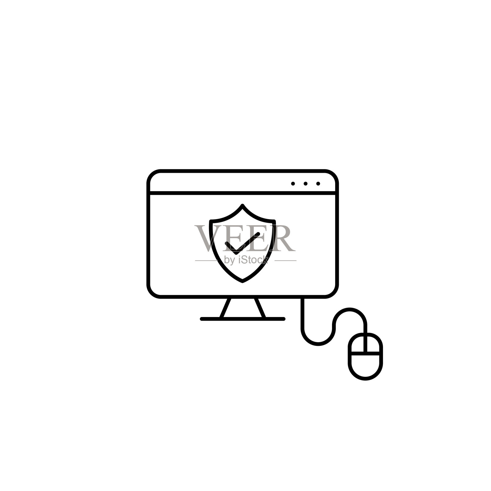 受保护的数据,认证的硬件安全,安全的数字工作空间。像素完美,可编辑的矢量图标插画图片素材