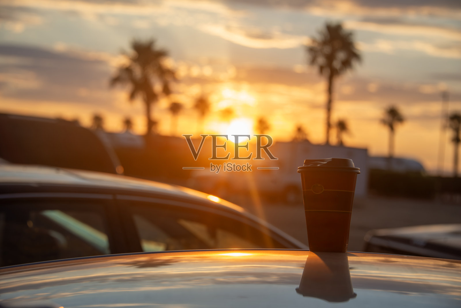 加州旅行者的日落照片摄影图片