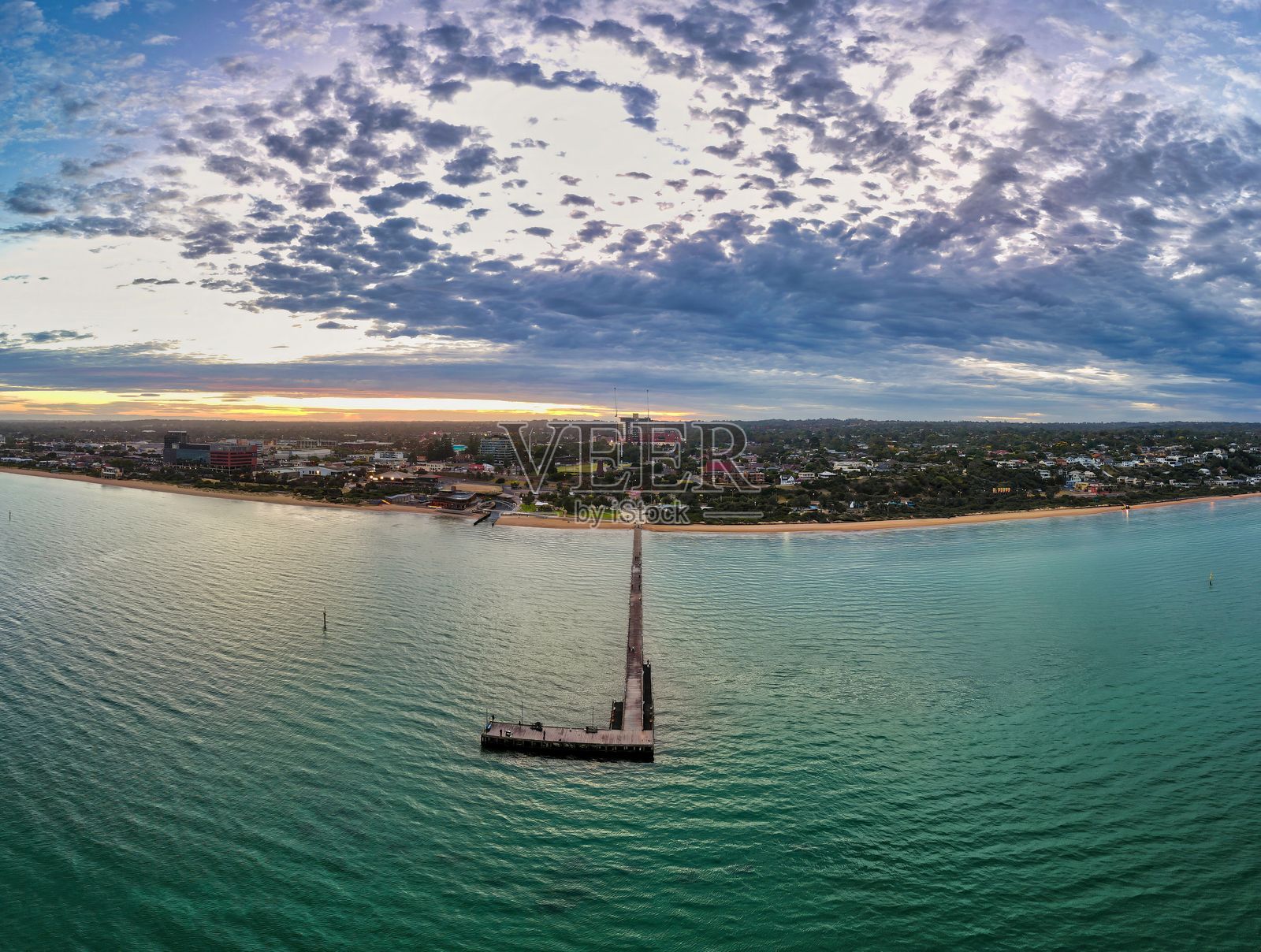 弗兰克斯顿码头照片摄影图片