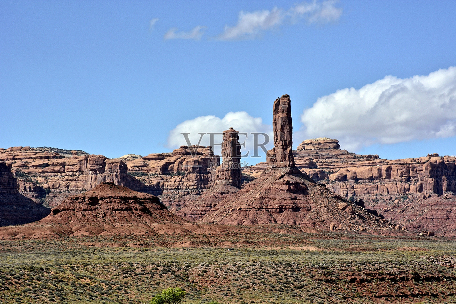 犹他州神之谷的壮丽红岩地貌照片摄影图片