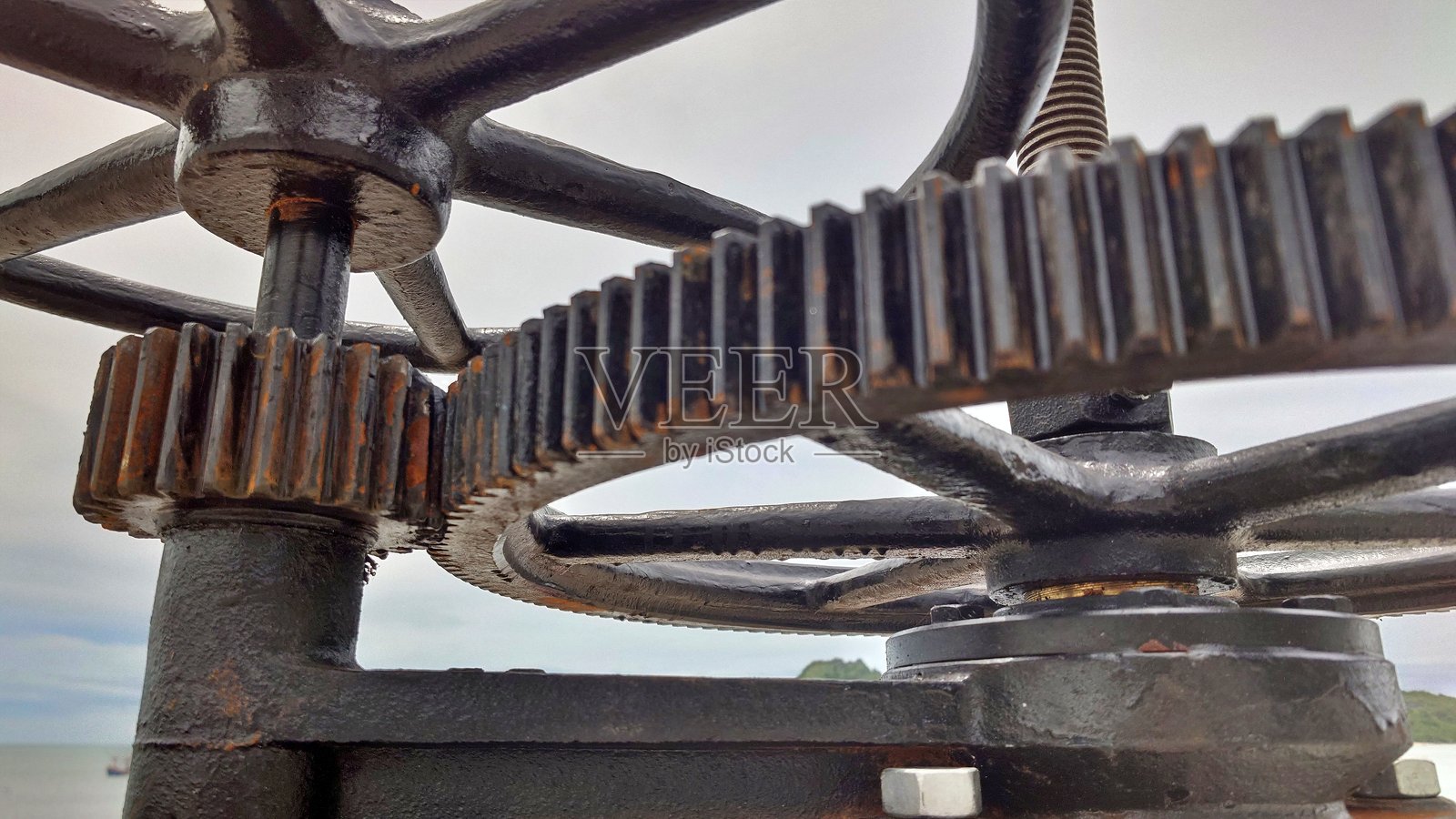 迷你水槽的锁定机制照片摄影图片