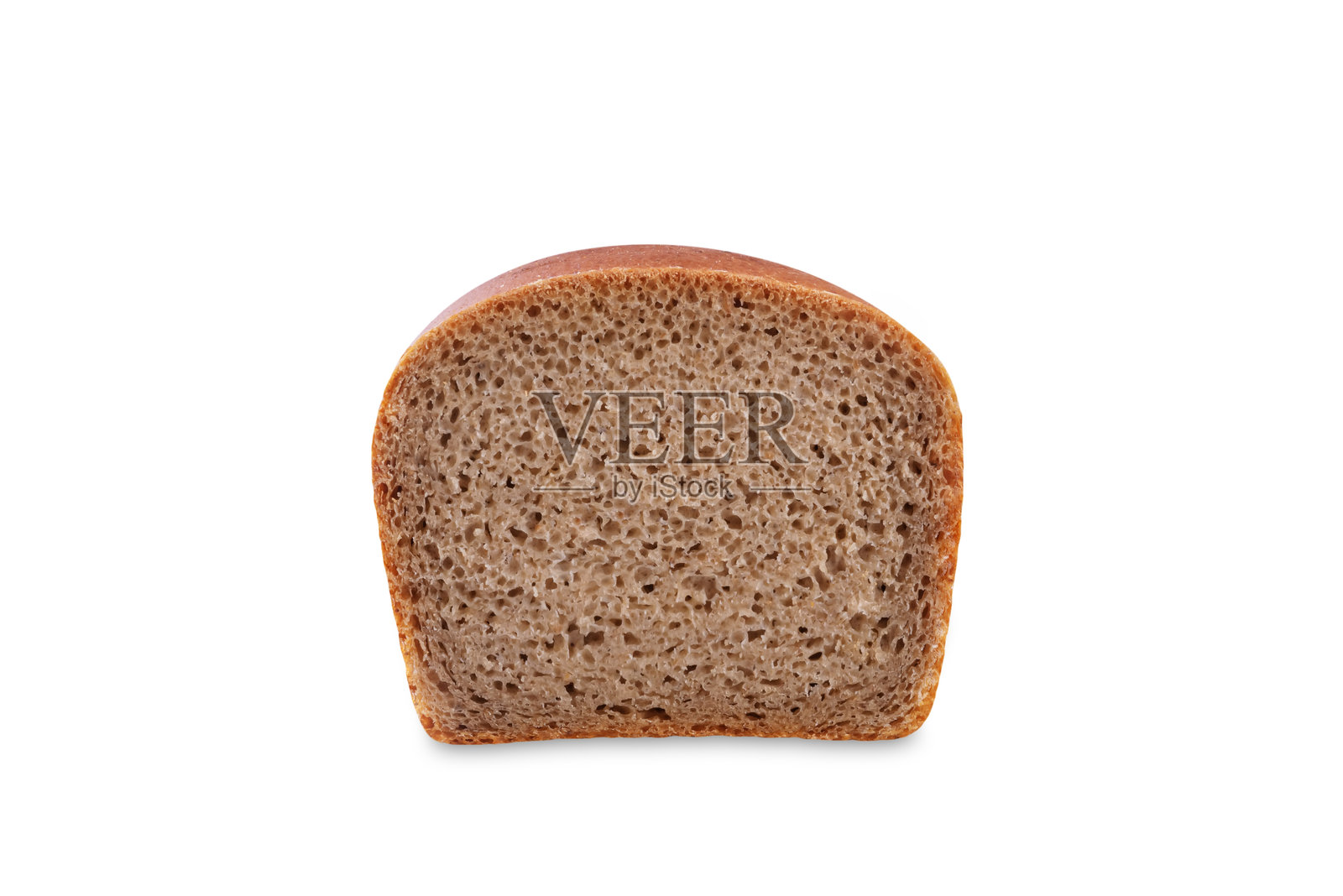 黑麦面包在白色背景上孤立展示照片摄影图片