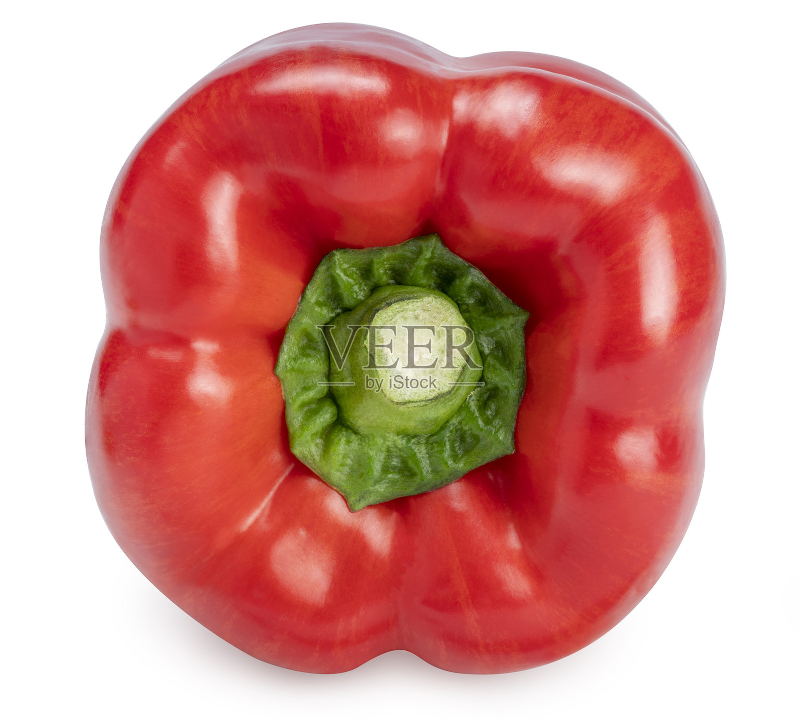 红色甜椒孤立在白色背景上。甜椒在白色背景上孤立,带有抠图路径。照片摄影图片