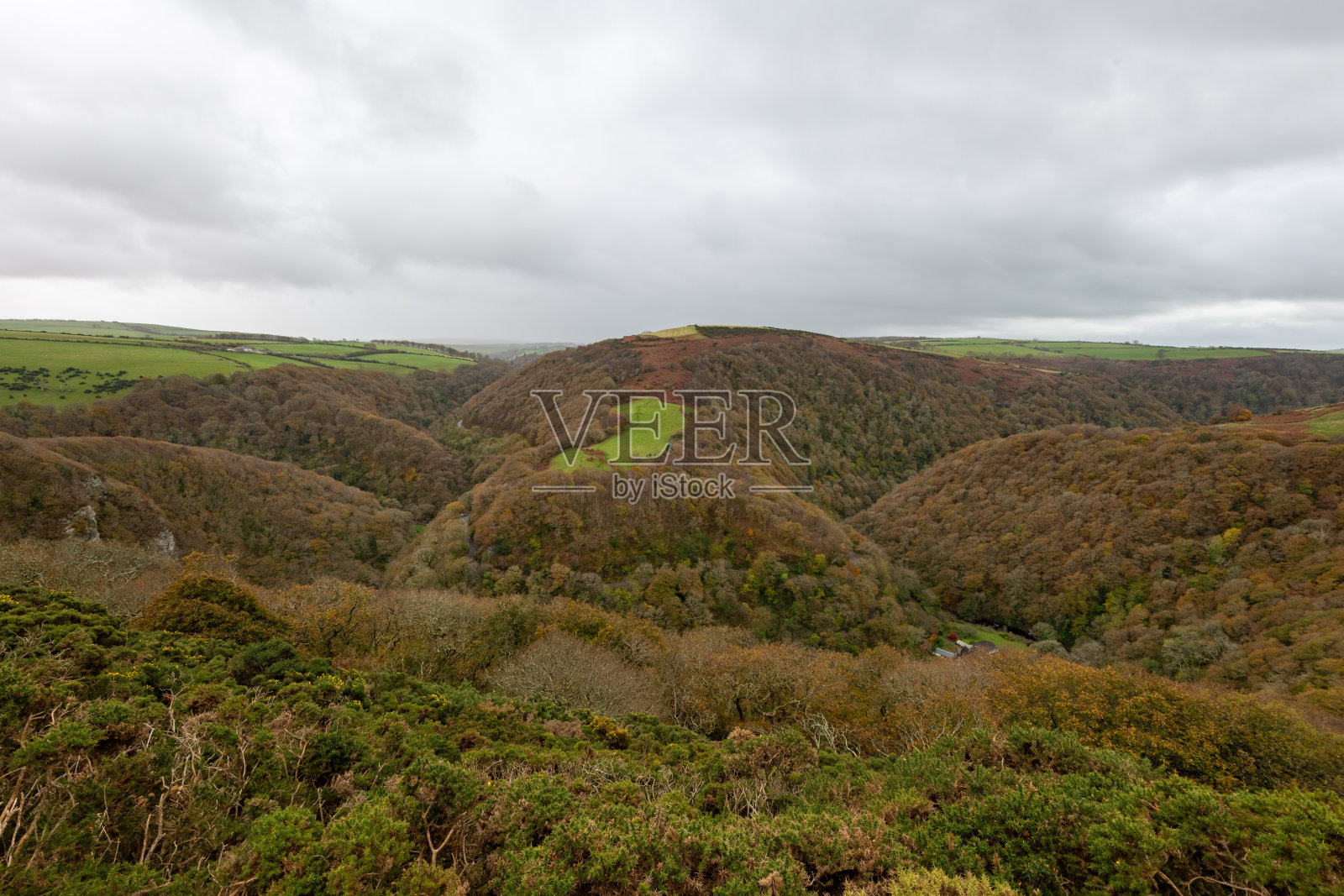 埃克斯穆尔国家公园的水汇照片摄影图片