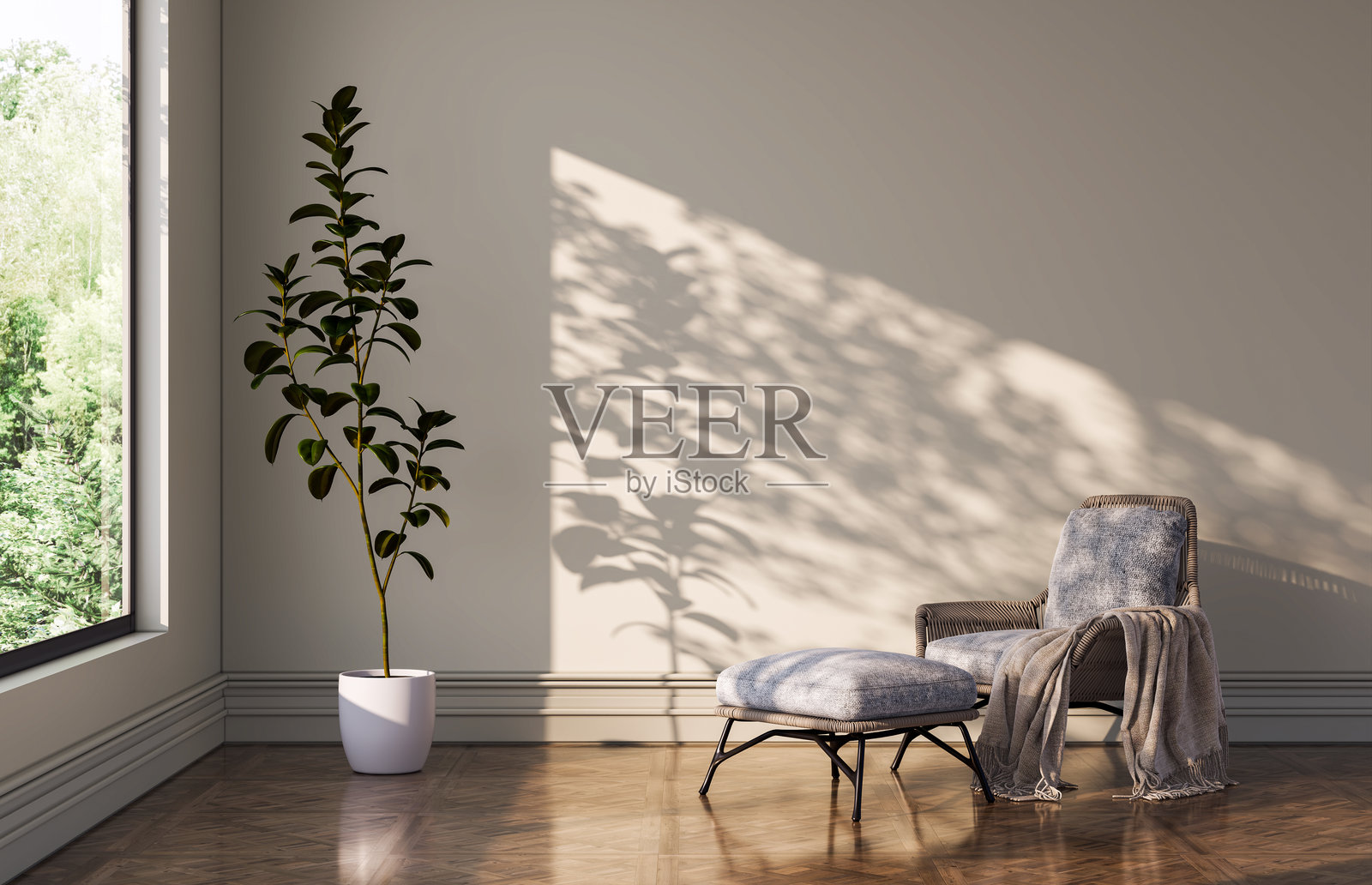 大型奢华现代明亮室内客厅模型插图3D渲染图像照片摄影图片