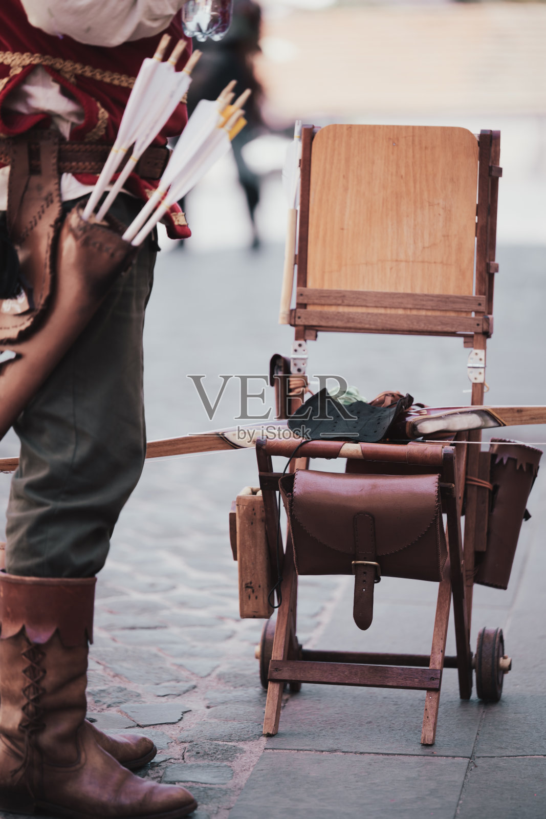 中世纪射箭重现照片摄影图片