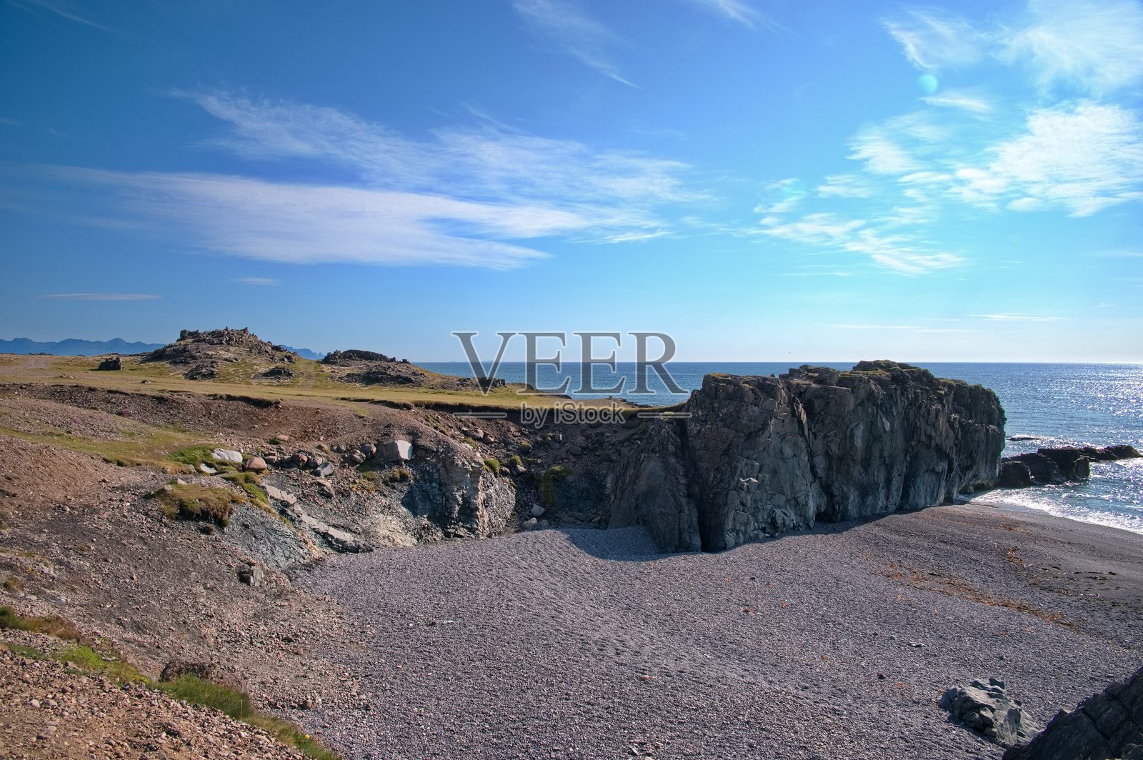 冰岛的沙滩照片摄影图片