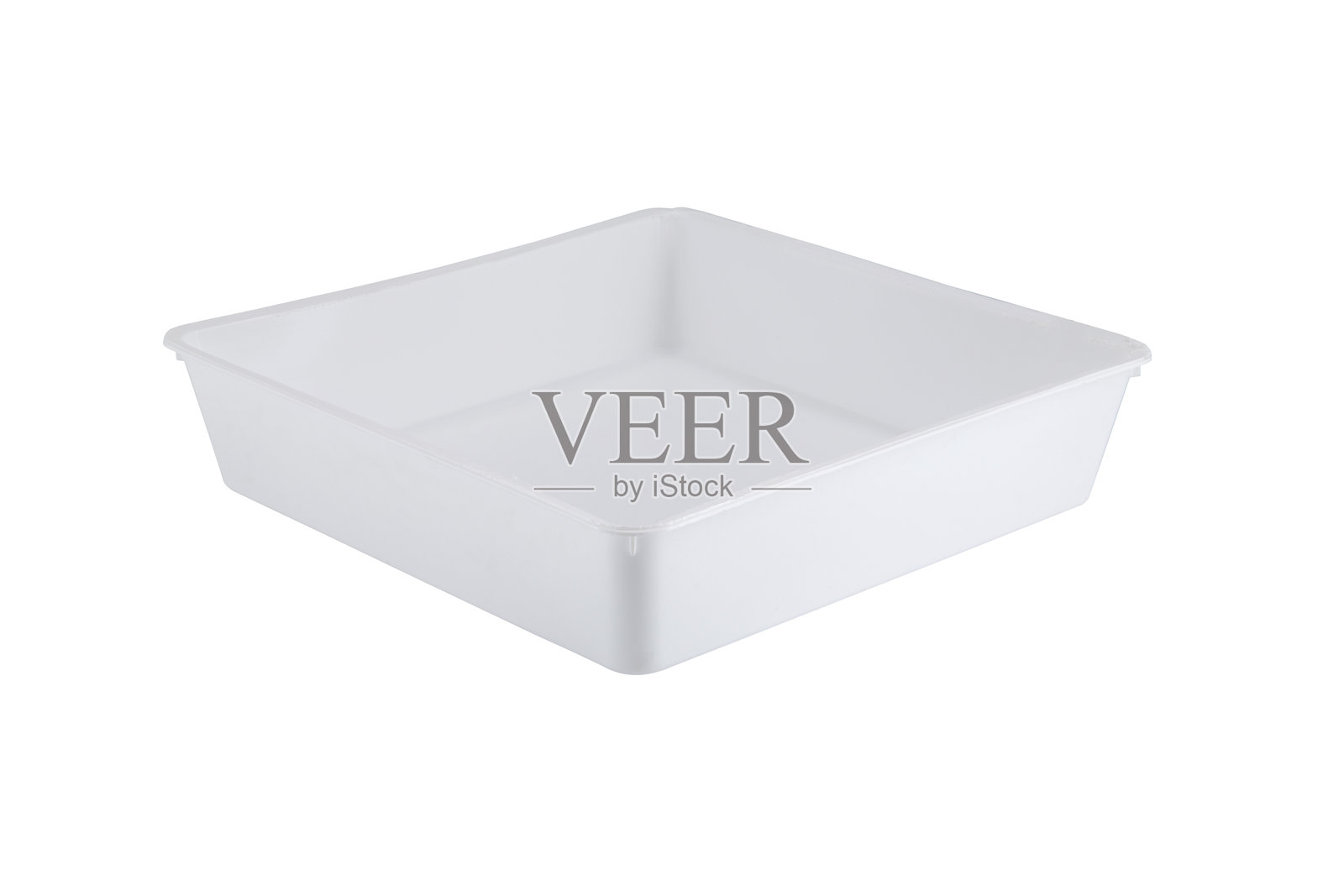 白色塑料盒,食品包装,孤立在白色背景上照片摄影图片