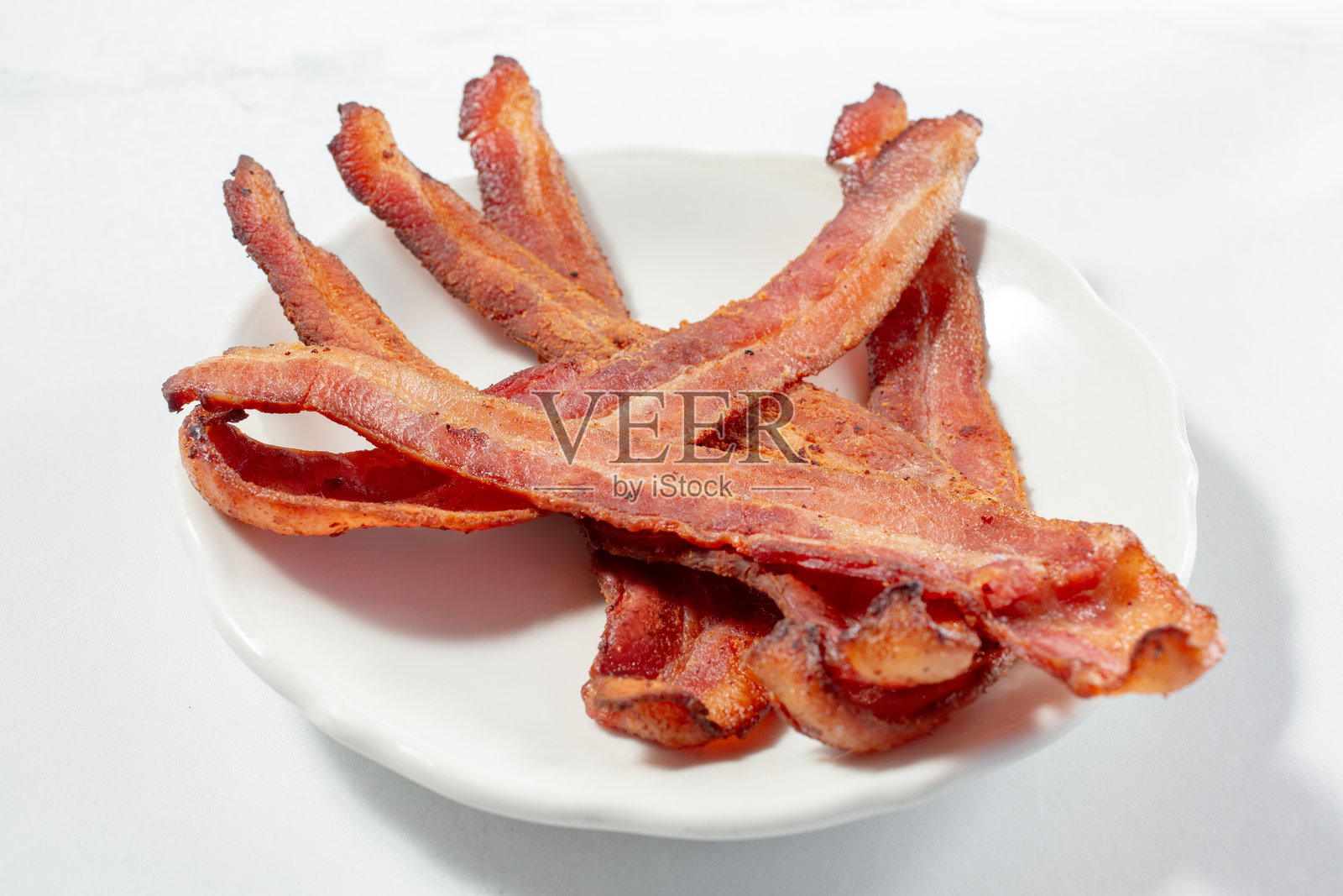 一堆培根照片摄影图片