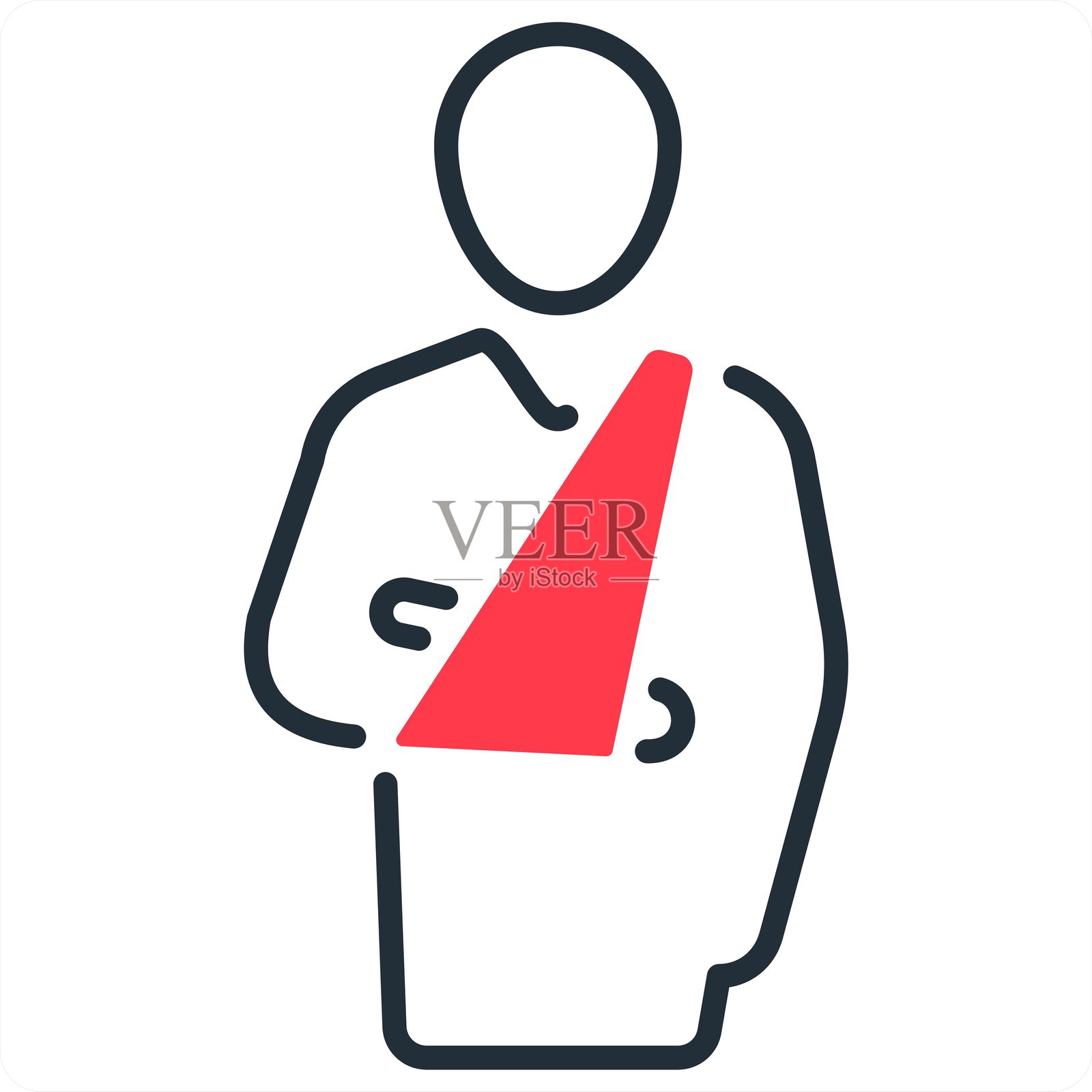 保险覆盖插画图片素材