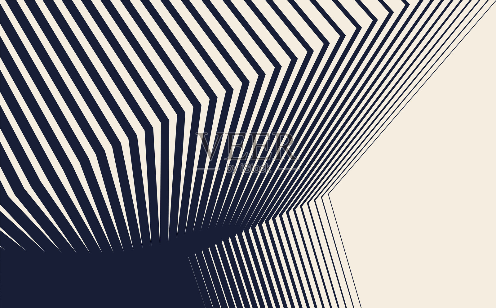 破碎的黑色线条厚度变化,平滑渐变过渡到细腻的抽象背景插画图片素材