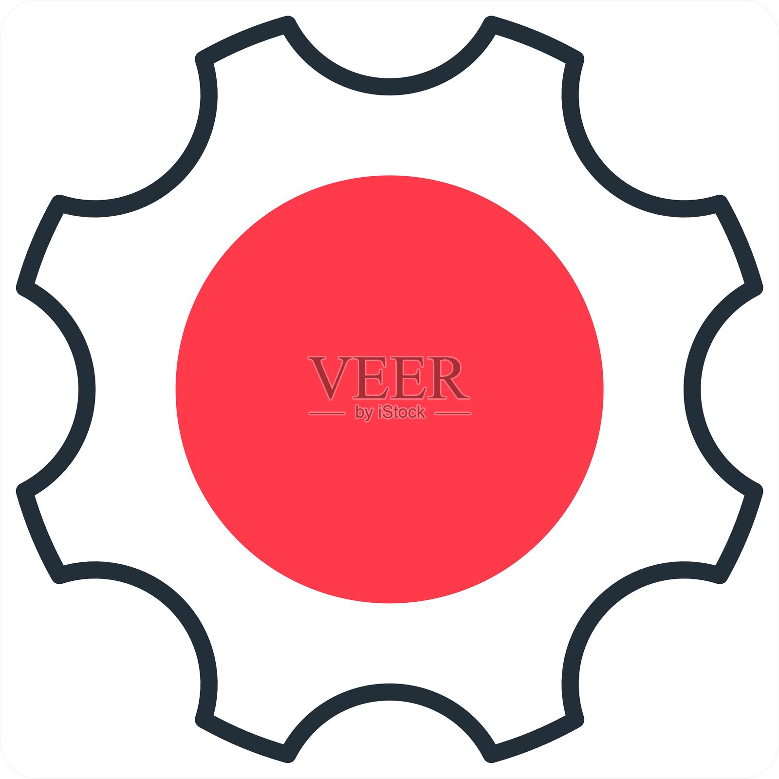 齿轮插画图片素材