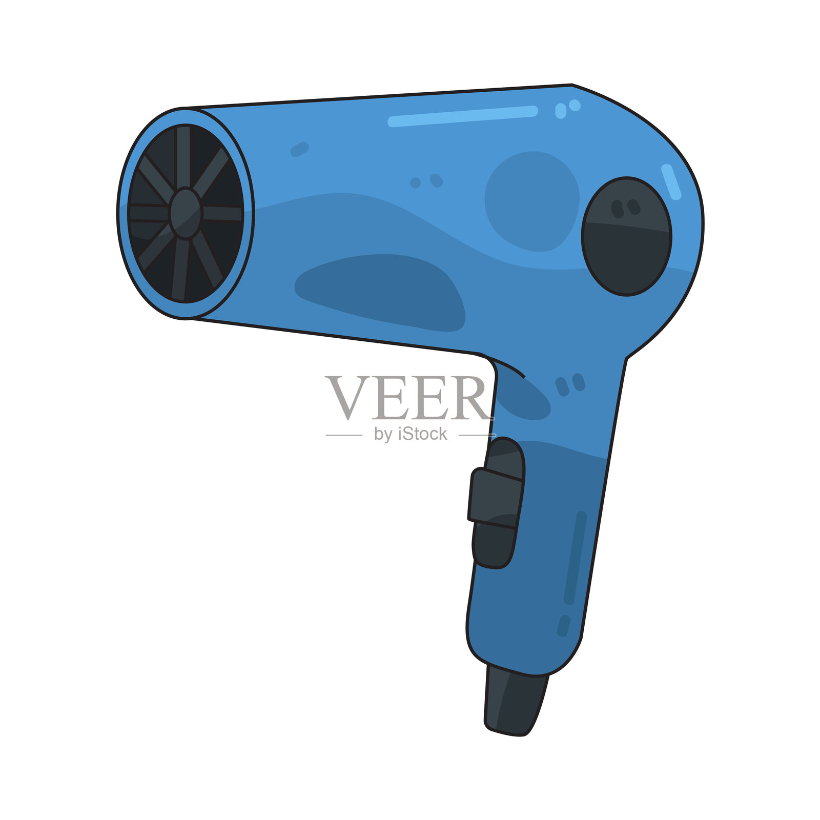 吹风机插画图片素材