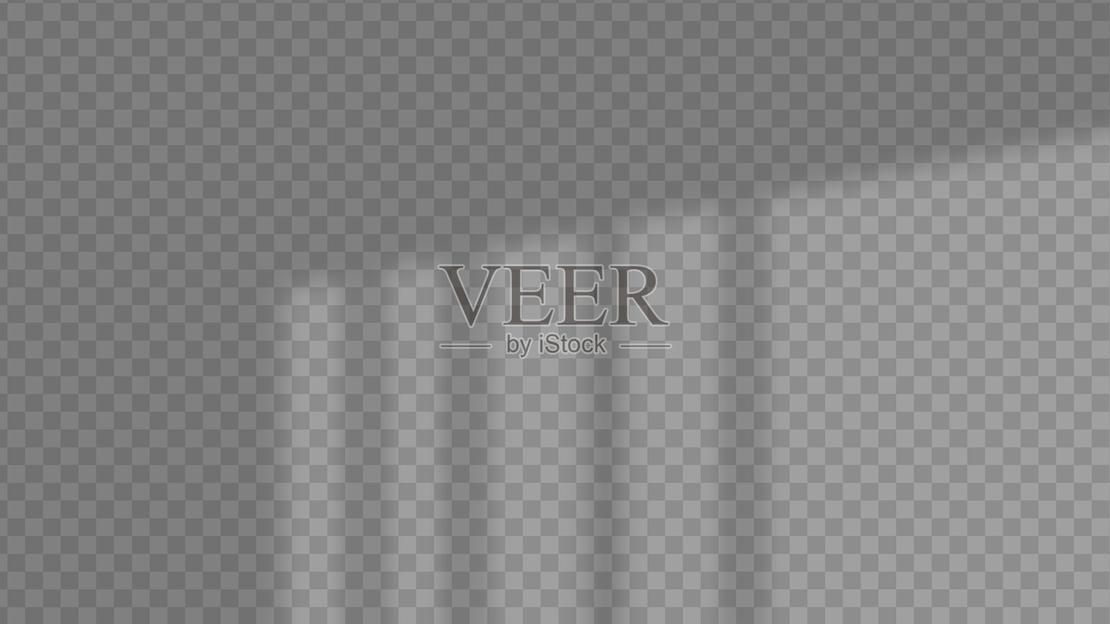 带透明背景的阴影窗户设计样稿插画图片素材