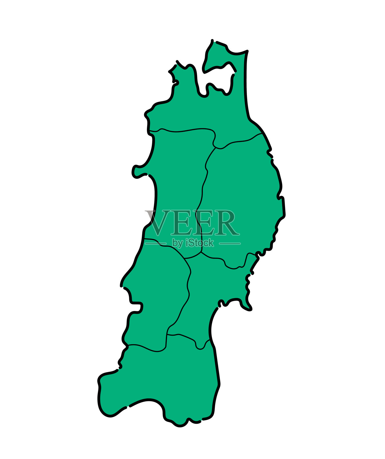 东北地区_01插画图片素材