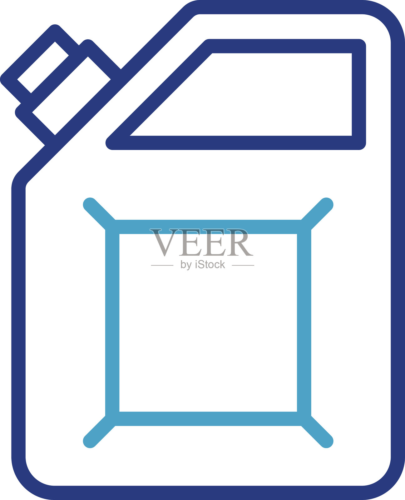 与燃料、能源或化学品相关的油罐或燃料容器图标,用于解释燃料或储存容器。插画图片素材