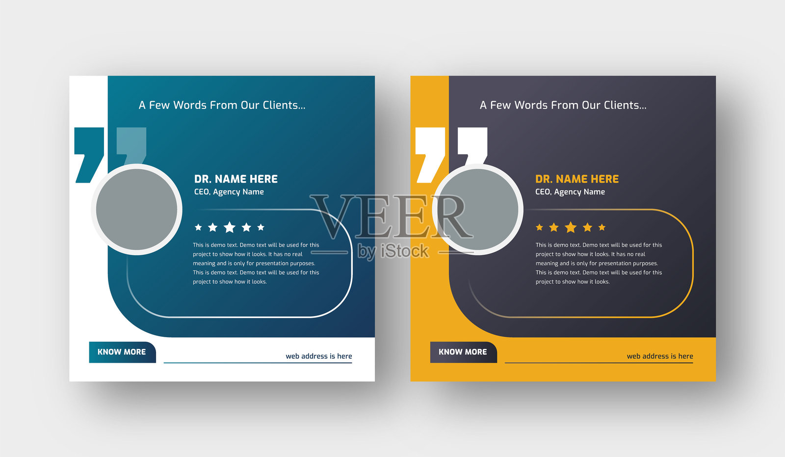 客户反馈和推荐,客户评论社交媒体帖子网页横幅插画图片素材