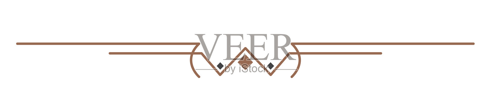 装饰性线条。文本分隔符。线条分隔符,极简线条,下划线元素。矢量插图插画图片素材