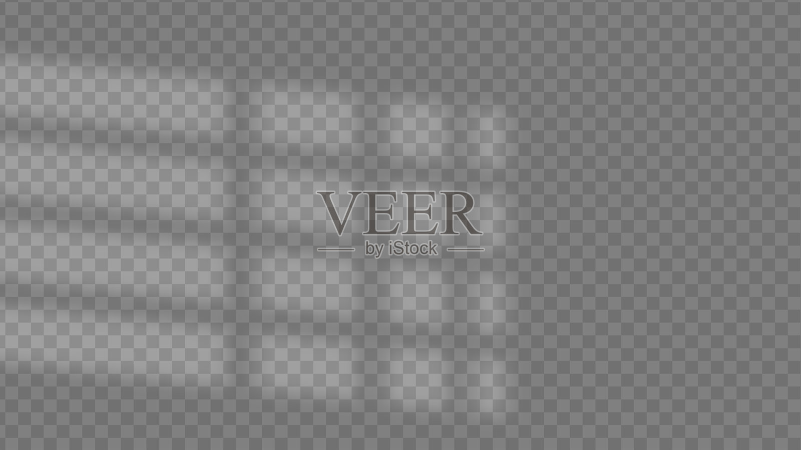 带透明背景的阴影窗口设计样本插画图片素材